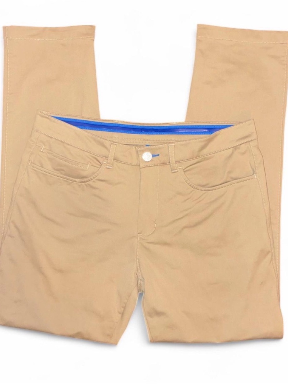 Men's Slim Fit Dress Pants in Khaki